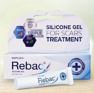 Gel silicone Rebac giúp ngăn ngừa và điều trị sẹo